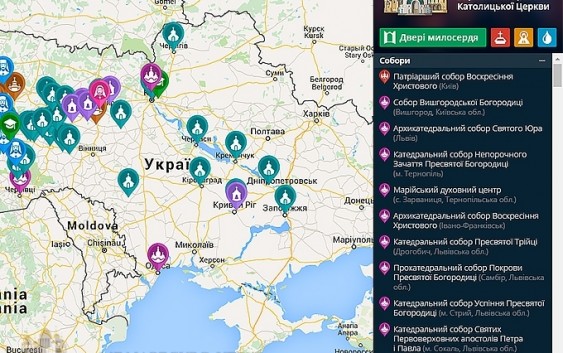 В УГКЦ розпочали створювати інтерактивну карту Церкви