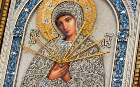 Сім мечів болю Матері Божої. Меч шостий ― зняття Ісуса з хреста